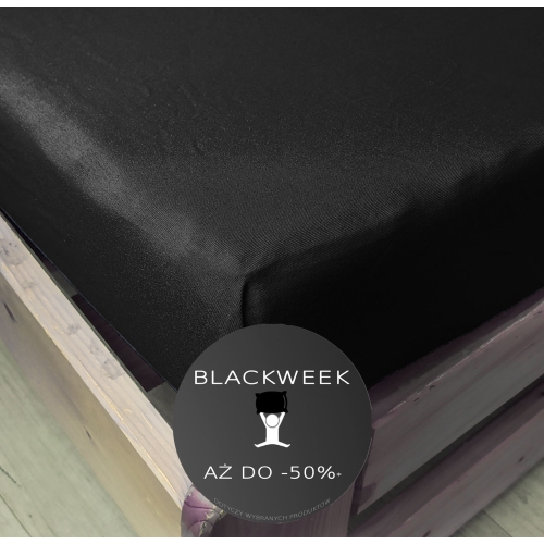 blackweek prześcieradło frotte